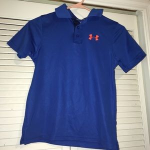 BOYS UNDER ARMOUR SHORT SLEEVED SHIRT